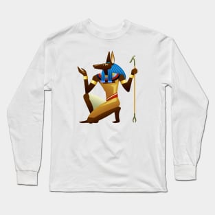 Anubis Underworld Diety Long Sleeve T-Shirt